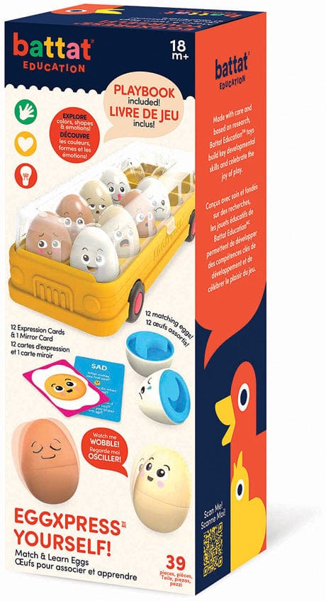 Battat Eggxpress Yourself! Match & Learn Eggs - Image 12