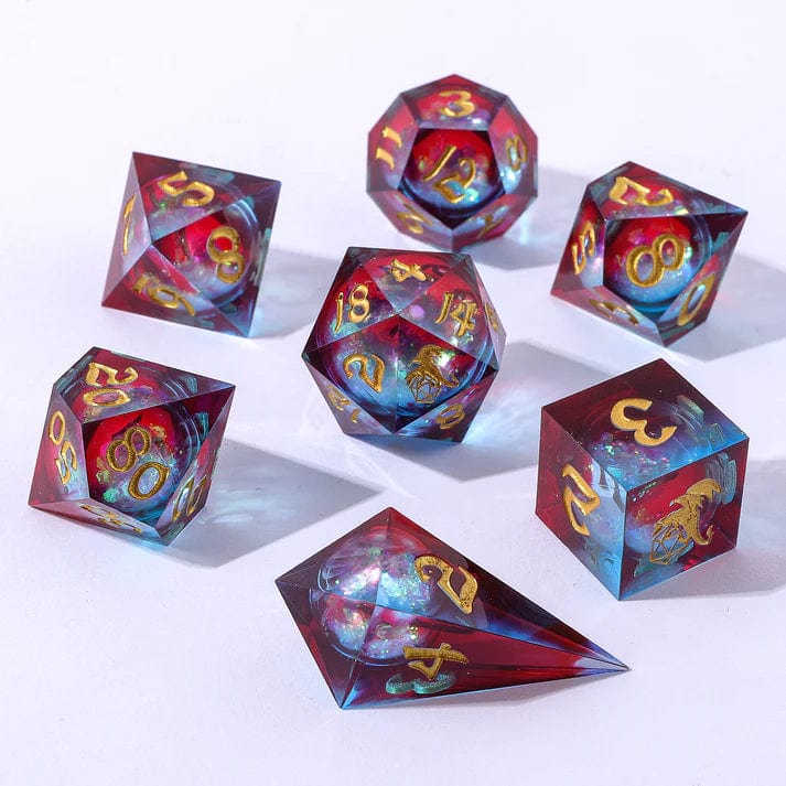 Elemental Mana Sharp Edge LIquid Core Dice Set - Image 2