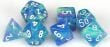 Festive Waterlily/white Polyhedral 7-Die Set - Image 5