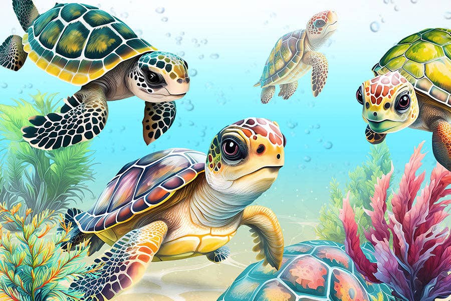 Flippin Awesome Sea Turtles - Marine Life - Image 2
