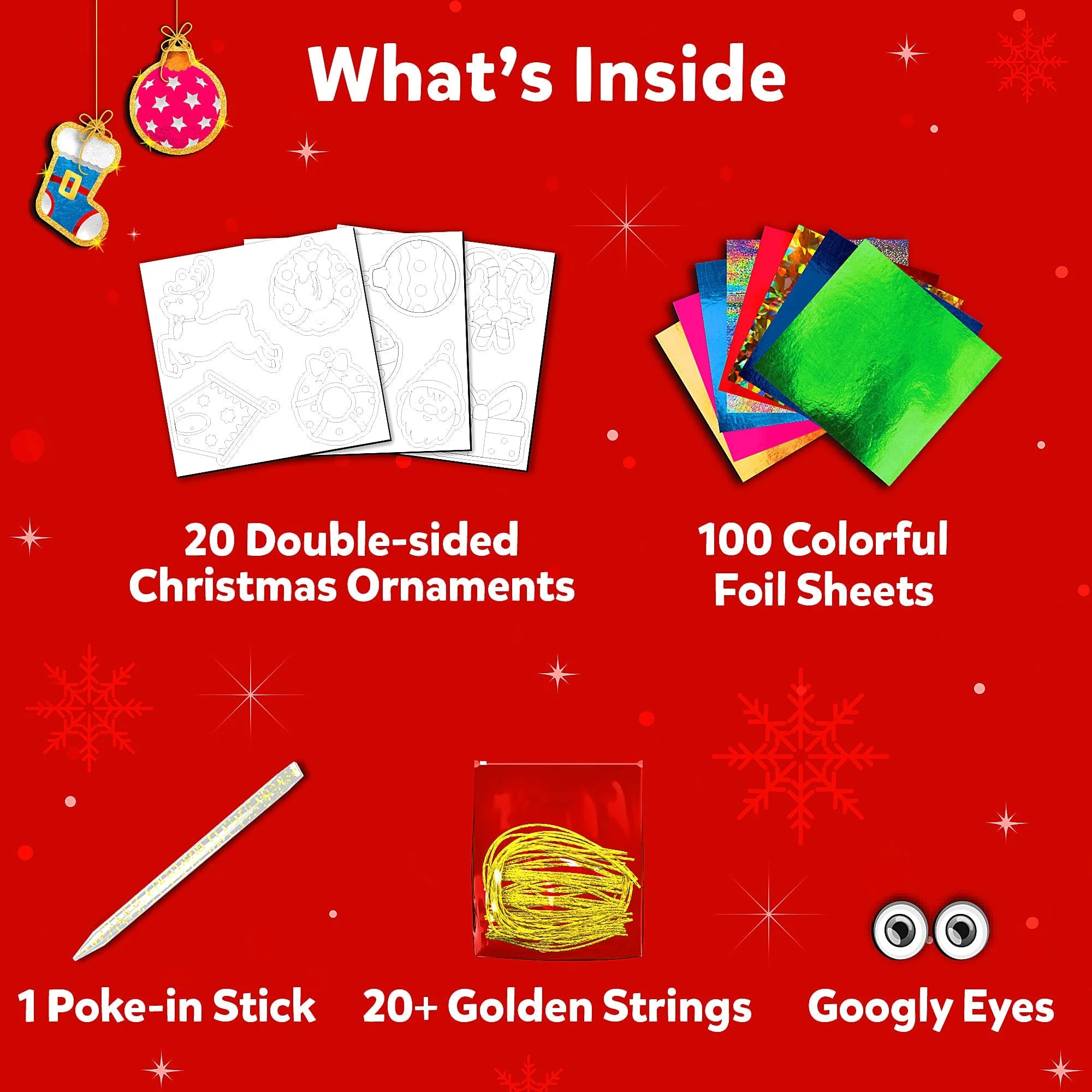 Foil Fun Christmas Ornaments - Image 2