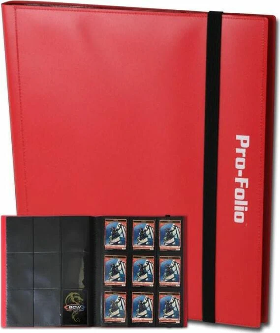 Folio 9-Pocket Album - Red - Image 3