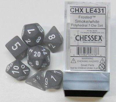 Frosted Smoke White 7 die set