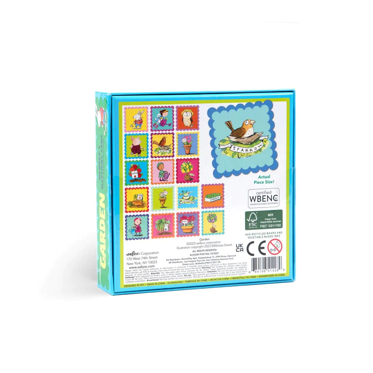 Garden Little Square Memory Game - Image 3