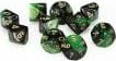 Gemini Black Green Gold d10 set - Image 5