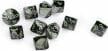 Gemini Black Grey Green d10 set - Image 5