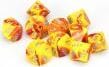 Gemini Red Yellow Silver d10 set - Image 5