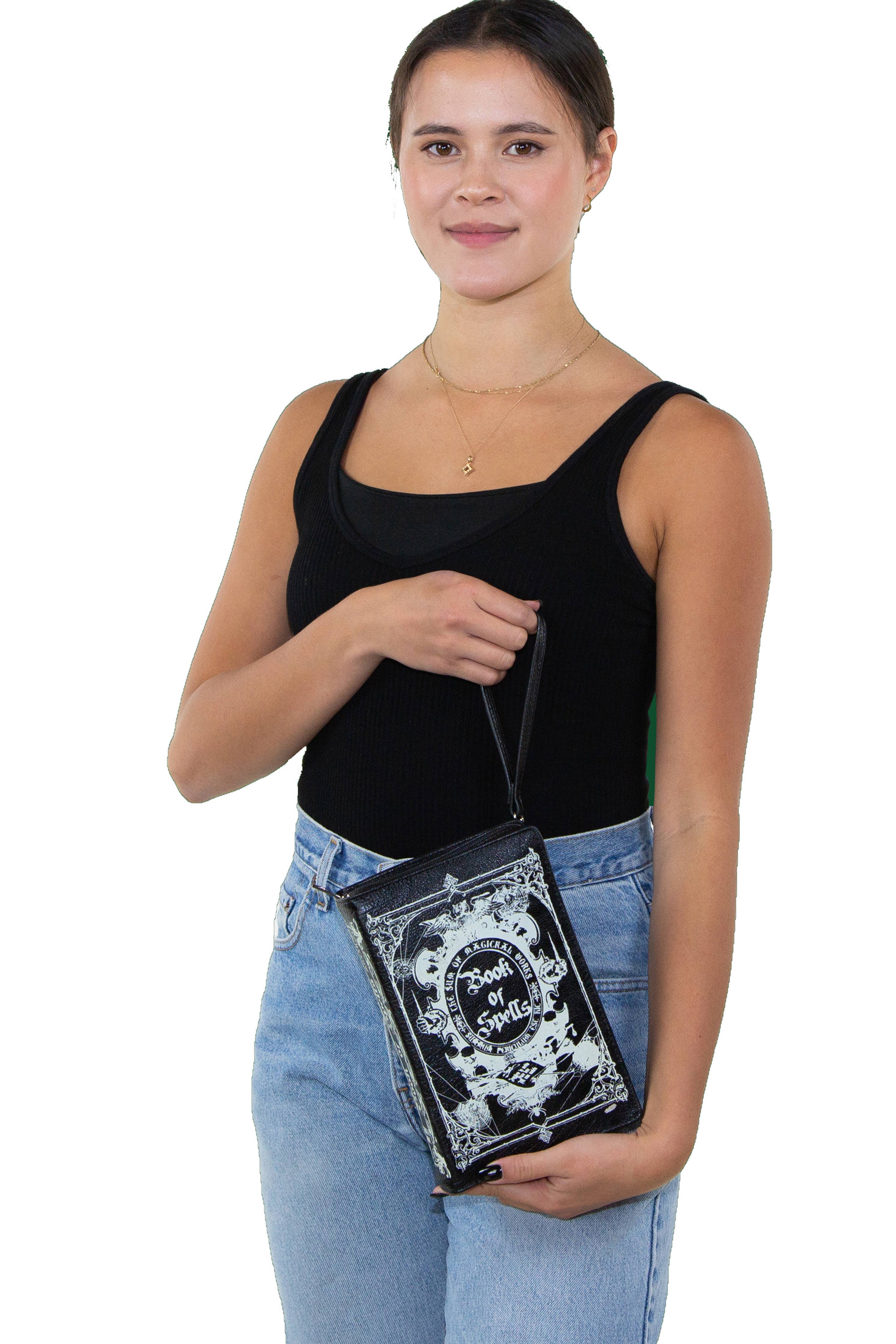 Glow in the Dark Book of Spells Clutch Bag - Image 5