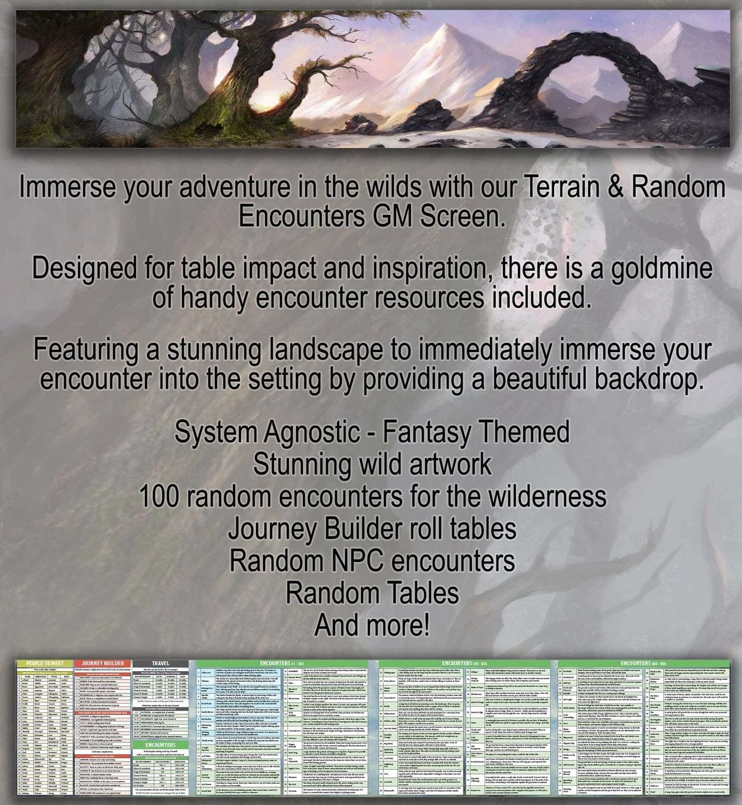 GM Screen Terrain and Random Encounters - Image 2