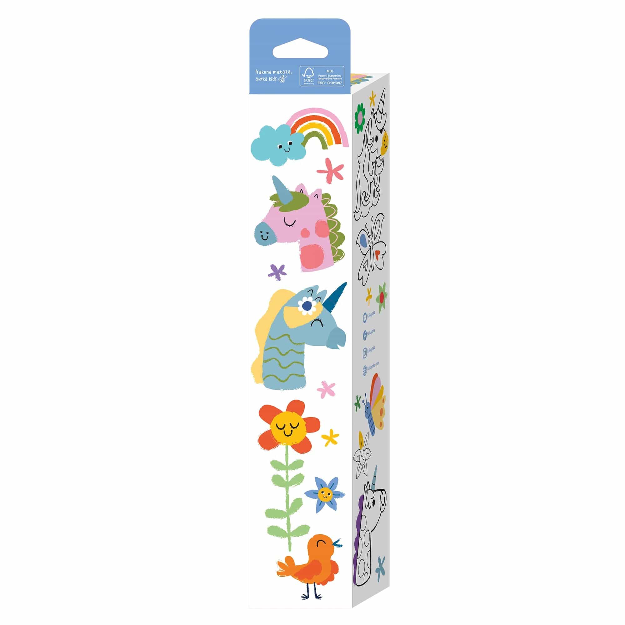 Haku Yoka Coloring Roll Kit Fantasy Unicorn - Image 3