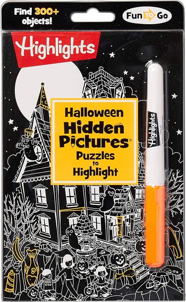 Halloween Hidden Pictures Puzzles to Highlight