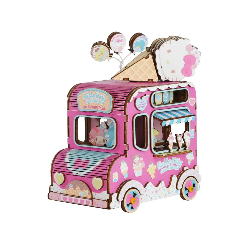 Hello Kitty® 3D Wooden Puzzle Music Box Ice Cream Truck