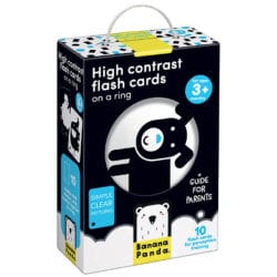 High Contrast Flash Cards on a Ring 3 Months+