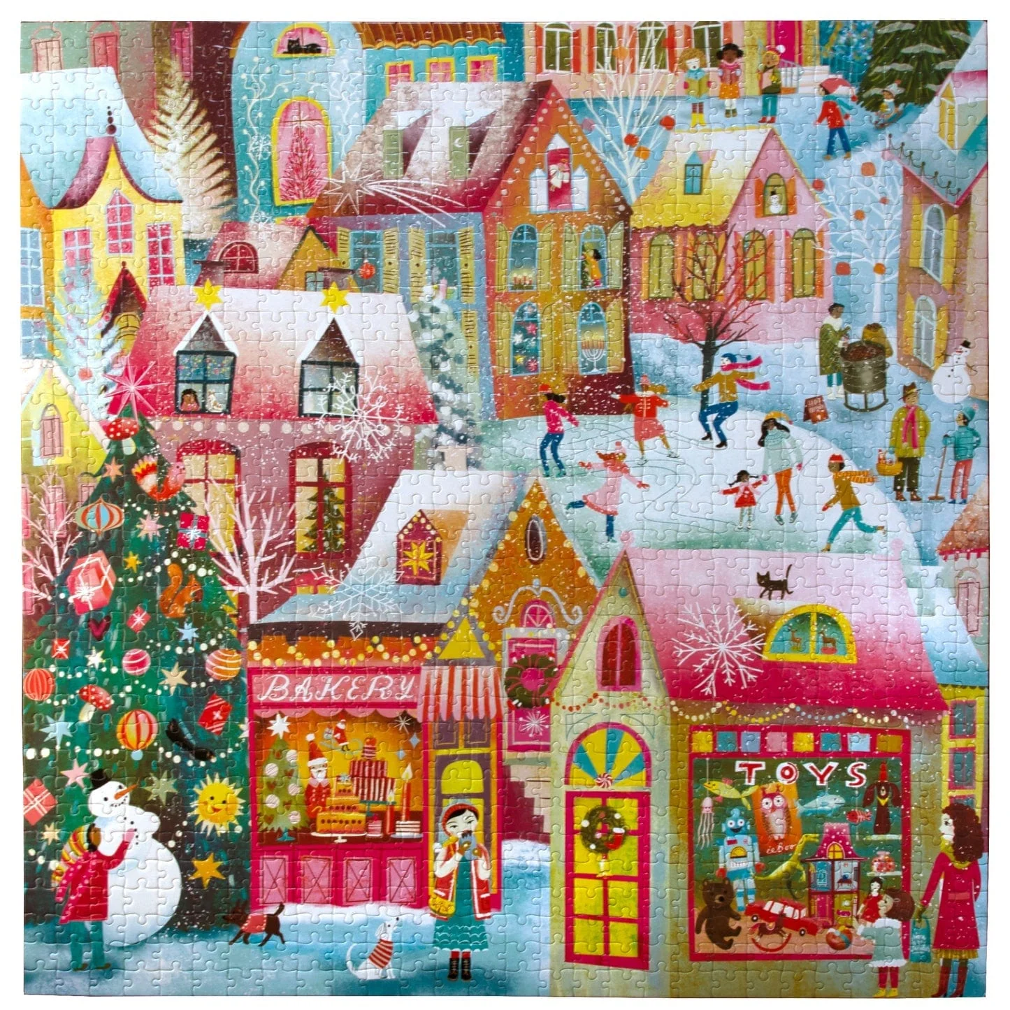 Holiday Village 1000 Piece Puzzle - Image 4