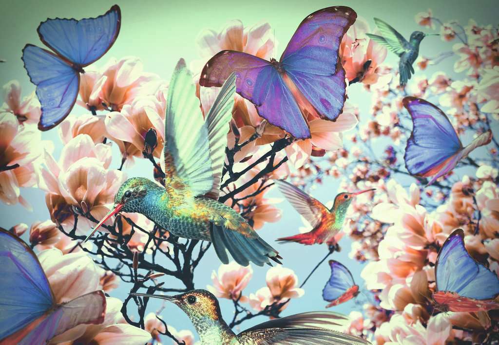 Puzzle Moment: Hummingbird (300 pc Puzzle) - Image 6