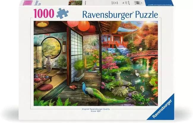 Jigsaw Puzzle Kyoto Japanese Garden Teahouse - 1000 Pieces Puzzle - Image 4