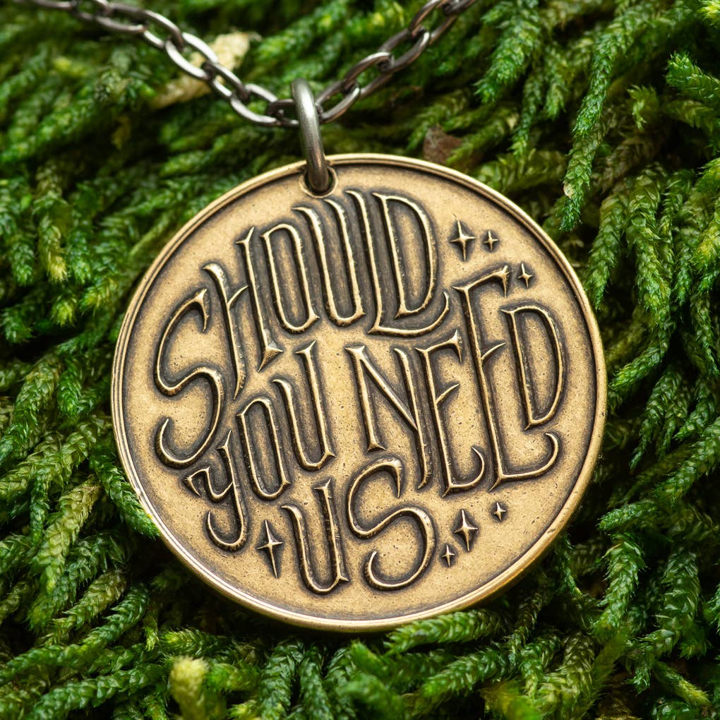 Labyrinth | Should You Need Us Necklace: 30" Leather Cord - Image 10