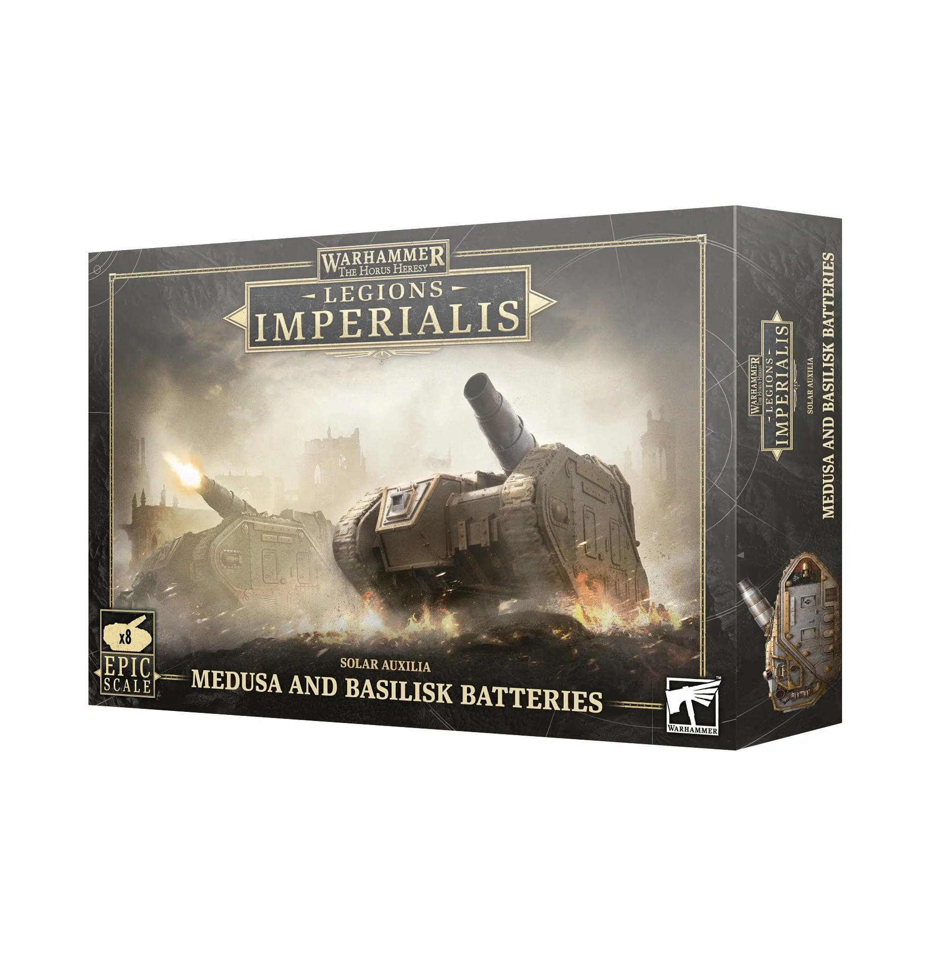 Legion Imperialis Medusa and Basilisk Batteries