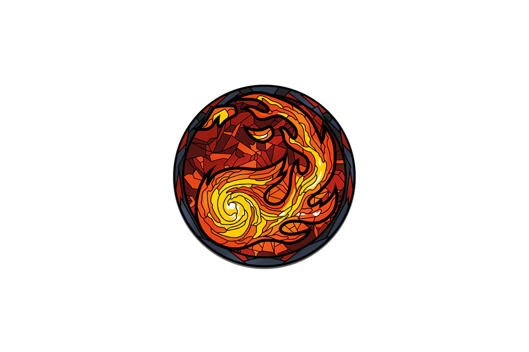 Limited Edtion Stained Glass Mountain AR Pin