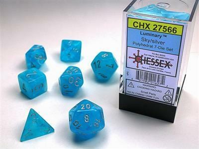 Luminary™ Polyhedral Sky/silver 7-Die Set - Image 3