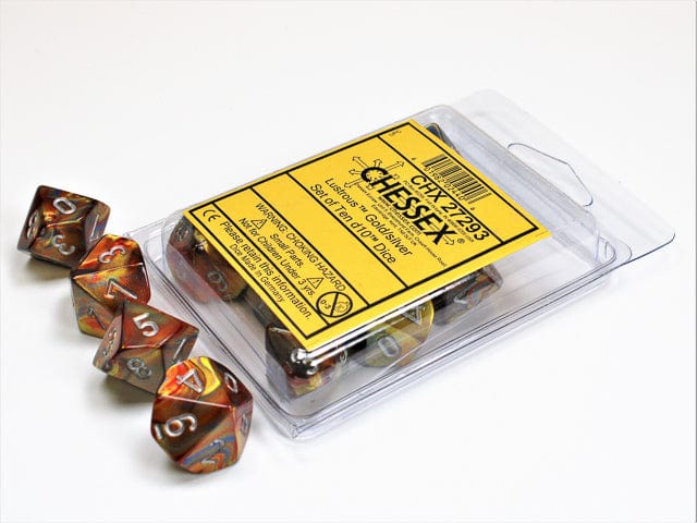 Lustrous Gold Silver d10 set - Image 2