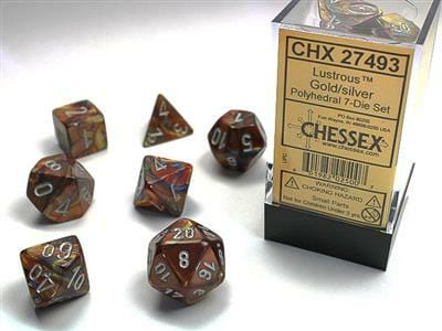Lustrous® Polyhedral Gold/silver 7-Die Set