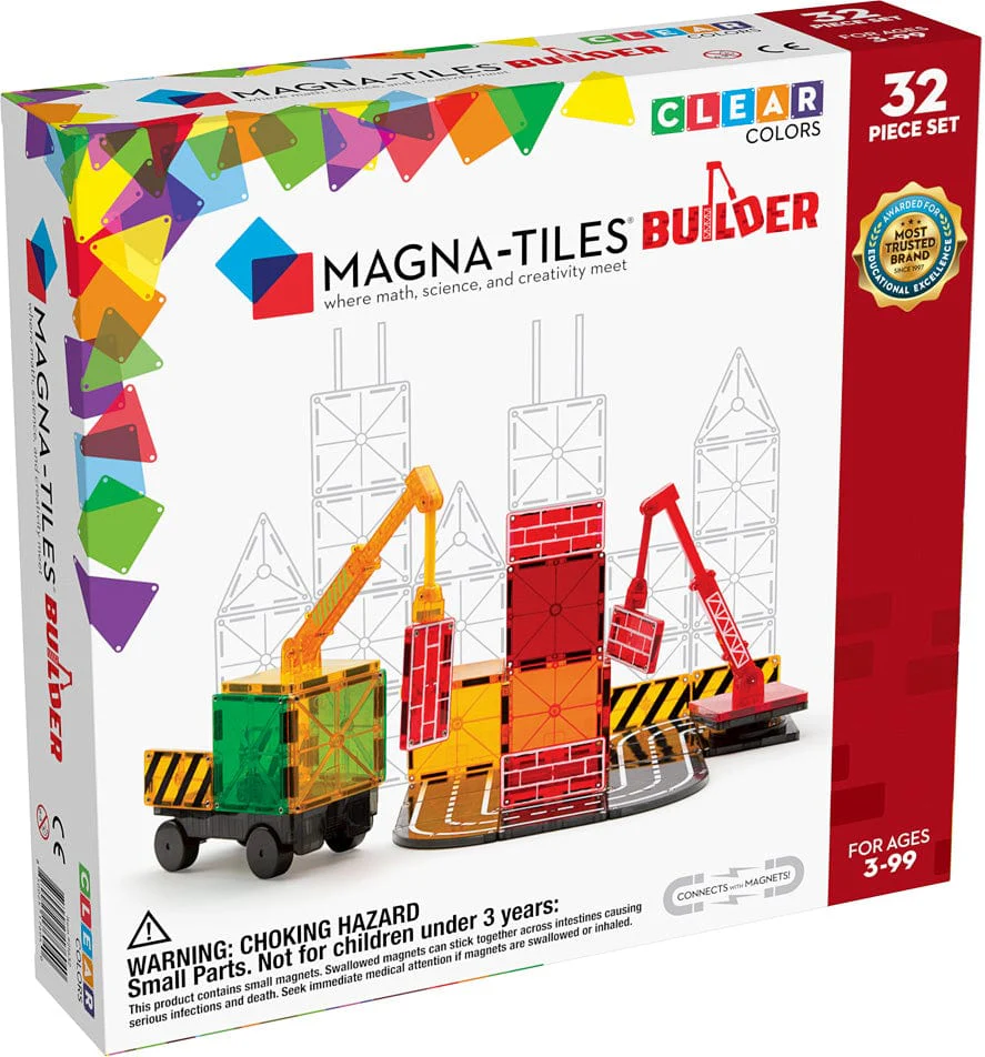 Magna-Tiles Builder 32 Piece Set - Image 5