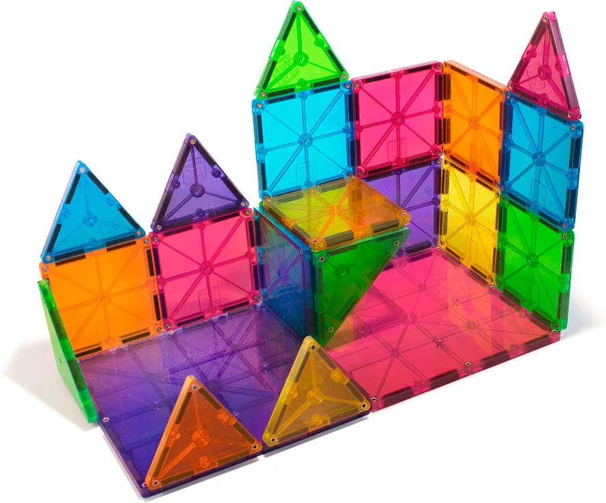 Magna-Tiles Clear Colors 32 Piece Set - Image 8
