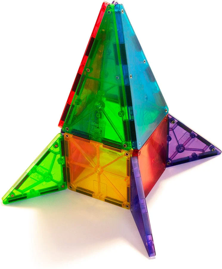 Magna-Tiles Clear Colors 32 Piece Set - Image 9