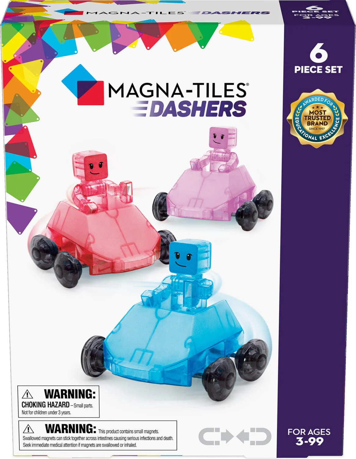 Magna-Tiles Dashers 6 Piece Set - Image 5