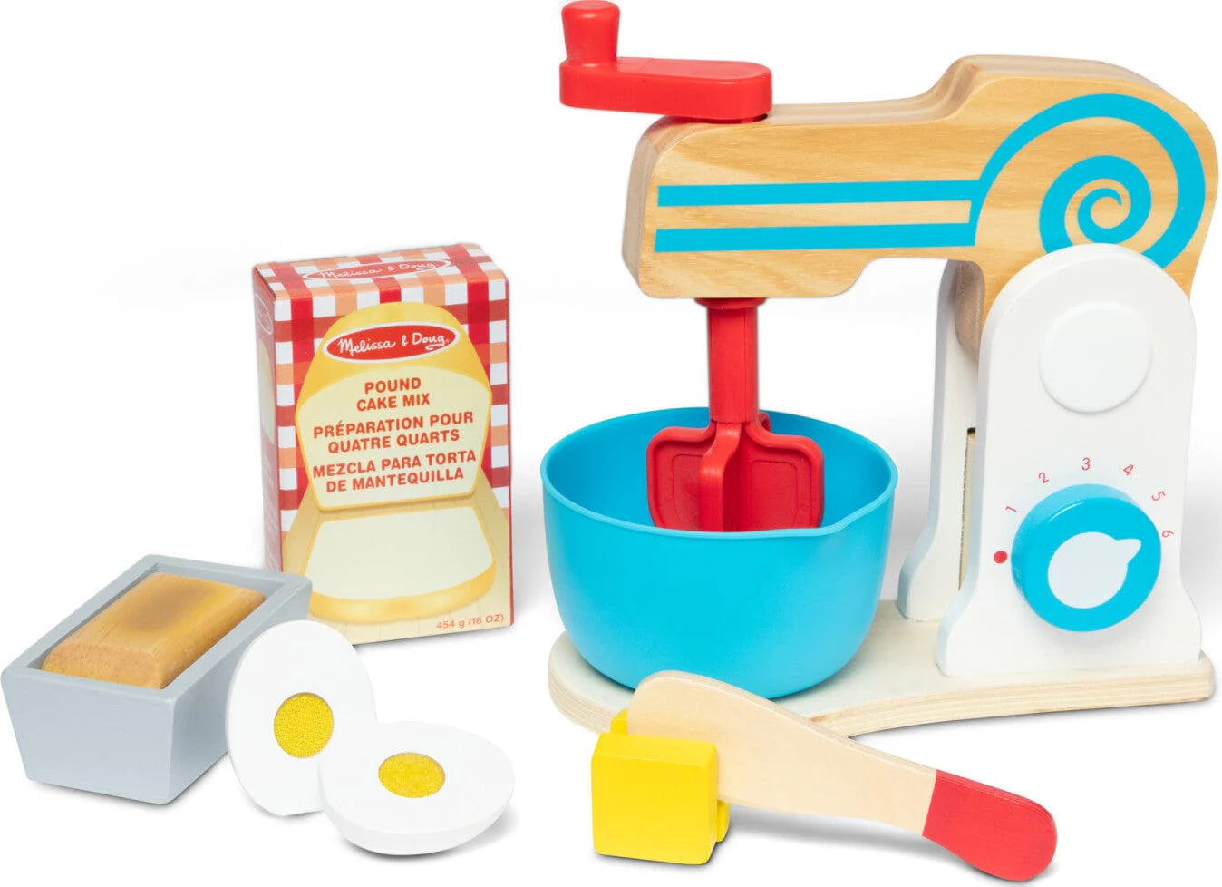 Make-a-Cake Wooden Mixer Set - Image 4
