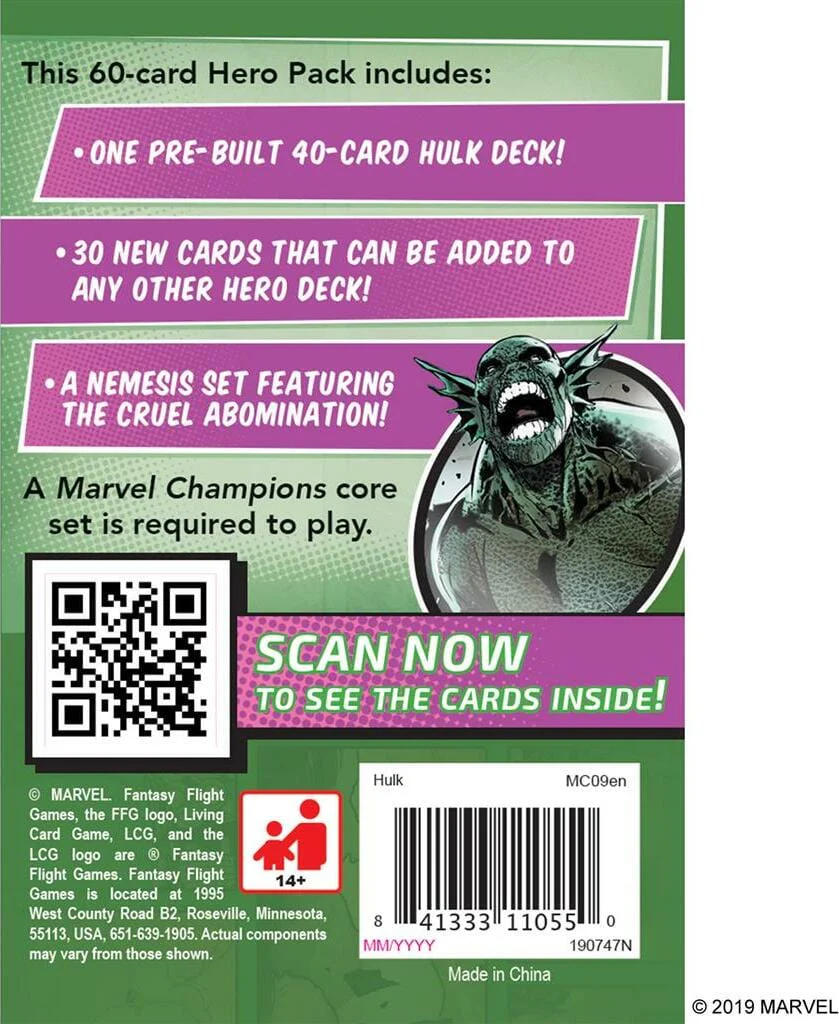 Marvel Champions LCG: Hulk Hero Pack - Image 6