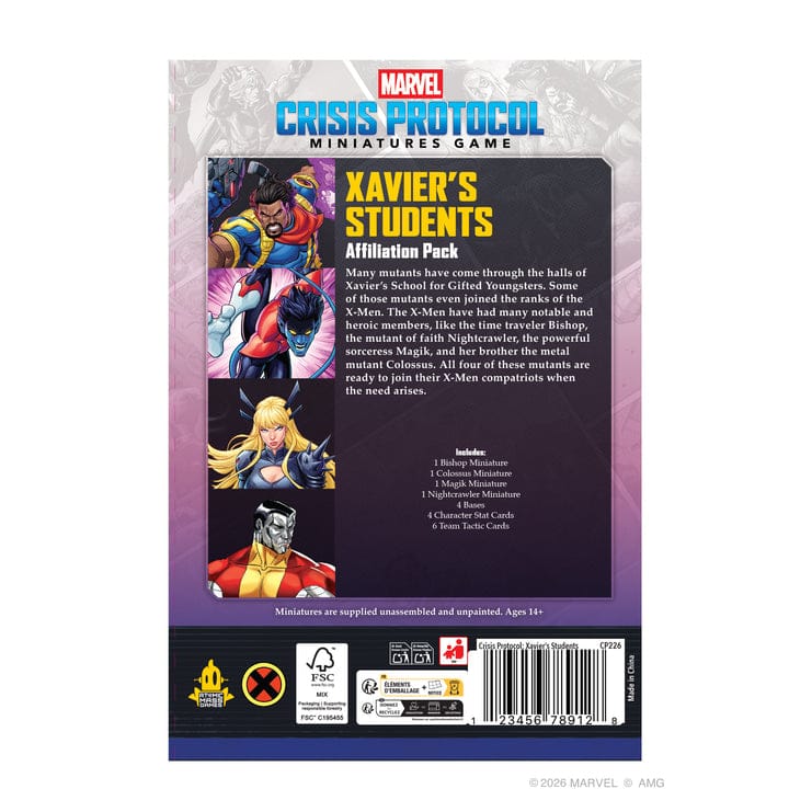 Marvel: Crisis Protocol - Xavier’s Students Affiliation Pack - Image 2