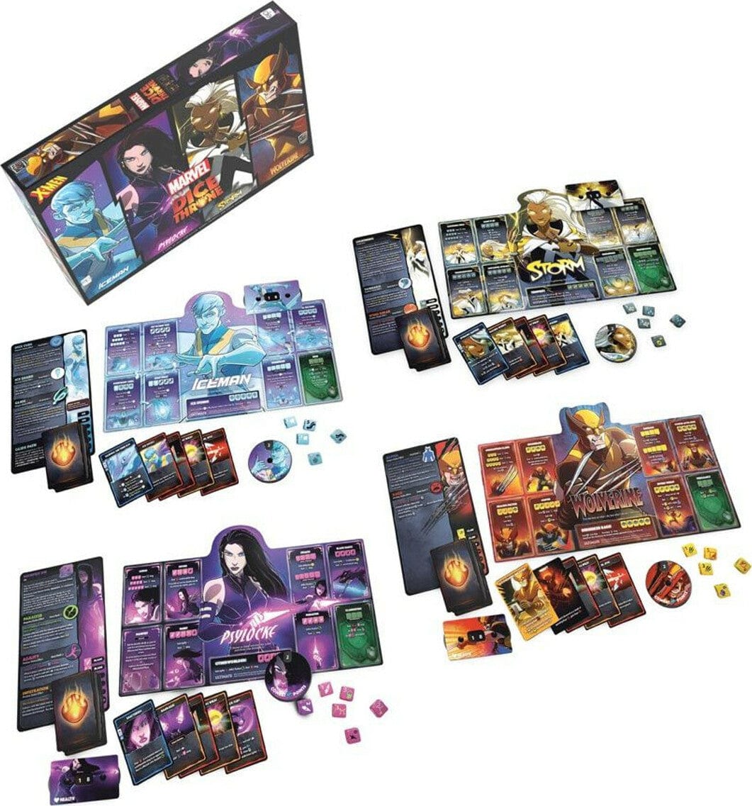 Marvel X-Men Dice Throne Box 1 (Iceman, Psylocke, Storm, Wolverine) - Image 4