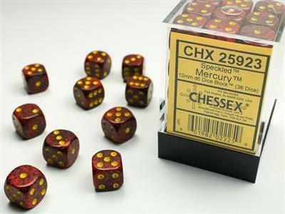 Speckled® 12mm D6 Mercury™ Dice Block™ (36 dice)