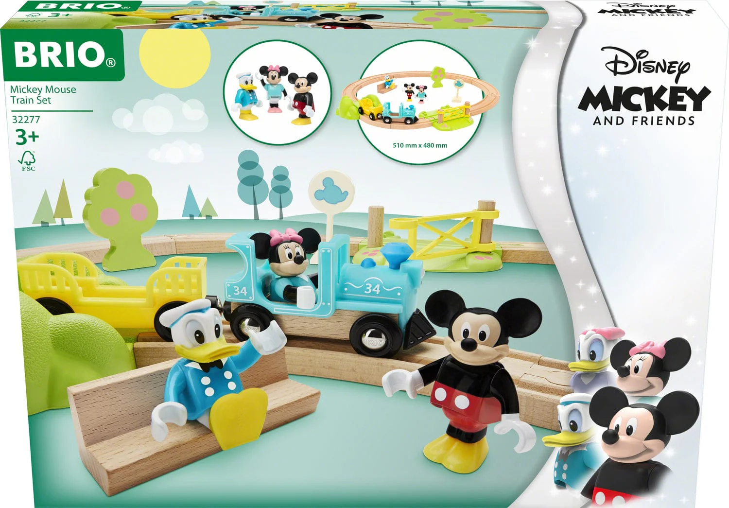 BRIO Mickey Mouse Train Set - Image 3