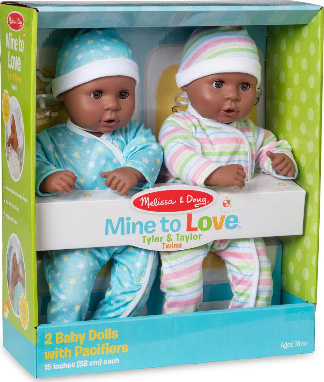 Mine to Love Twins Tyler & Taylor Dolls - Image 3