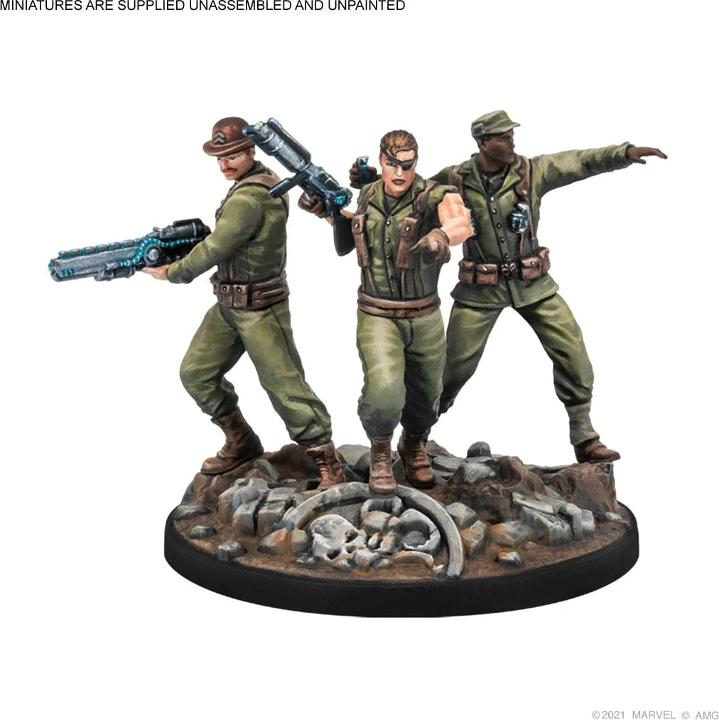 Marvel: Crisis Protocol - Nick Fury, Sr. & Howling Commandos - Image 5