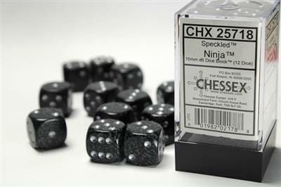 Speckled® 16mm D6 Ninja™ Dice Block™ (12 dice) - Image 5