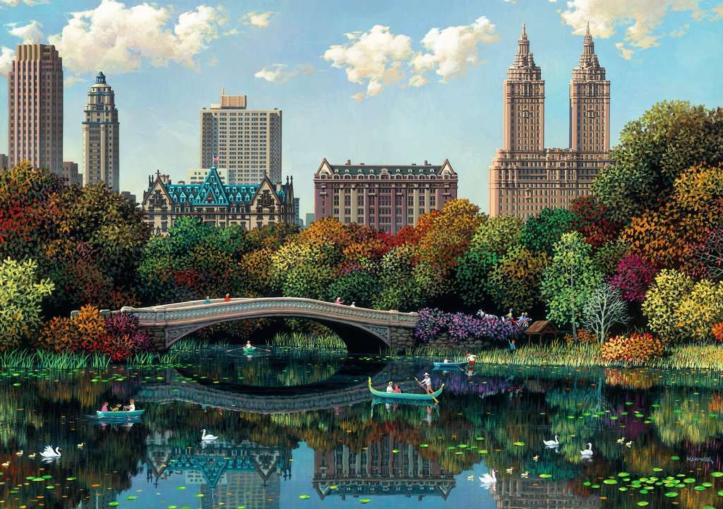 NY Central Park Bow Bridge 1000 pcs - Image 3