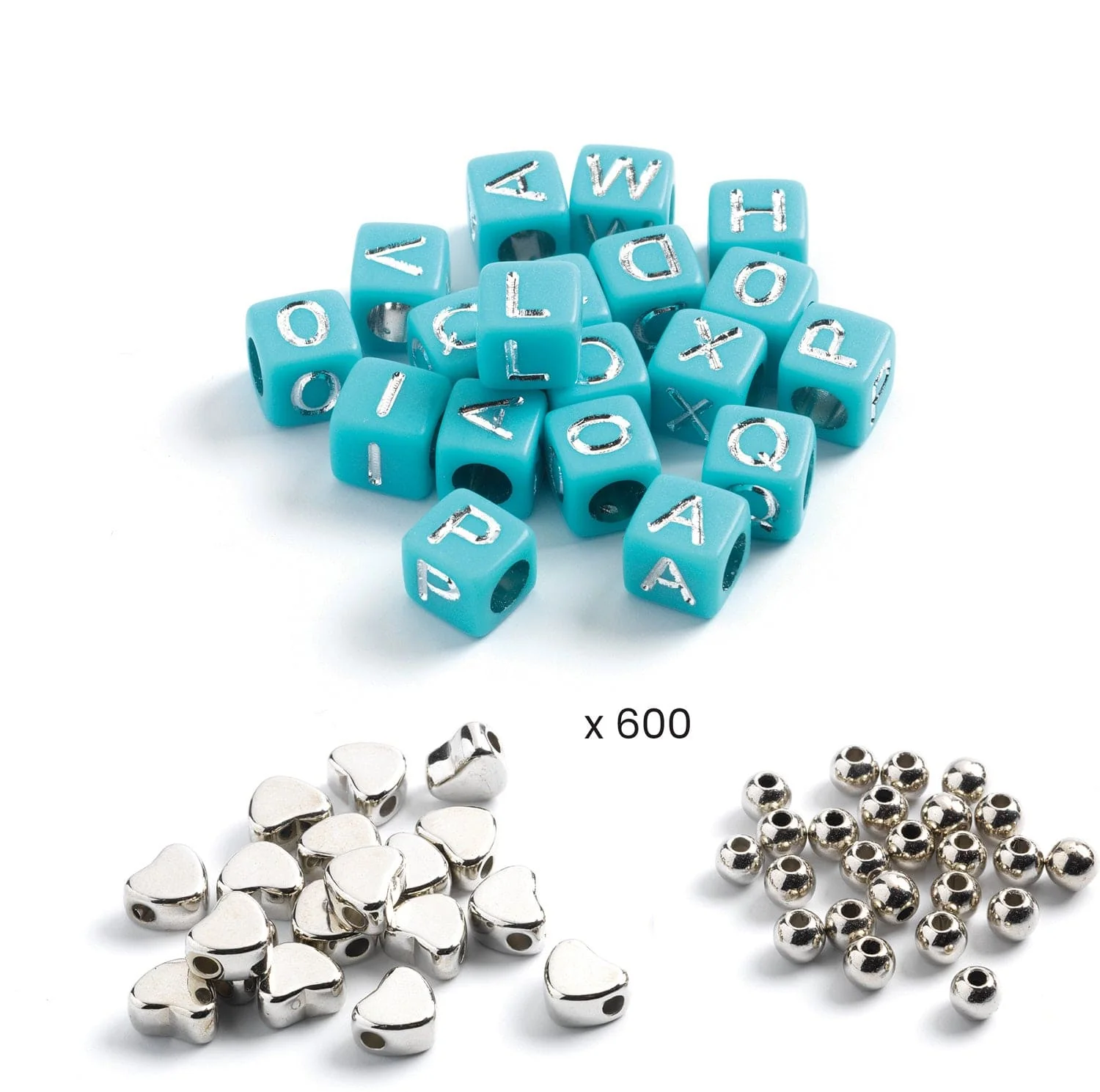 Oh! Les Perles: Alphabet Beads - Silver - Image 5