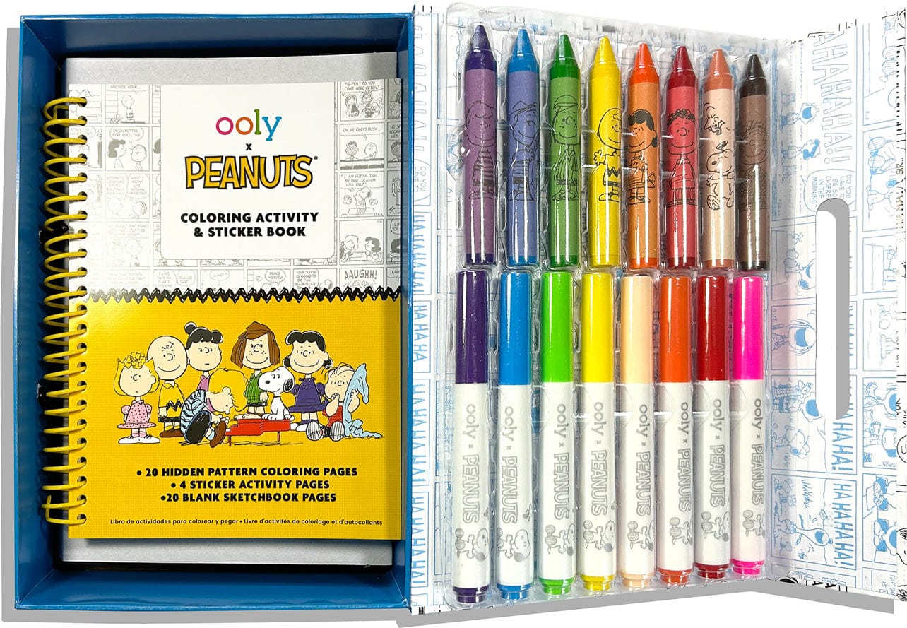 OOLY x Peanuts Coloring Activity & Sticker Kit - Image 5