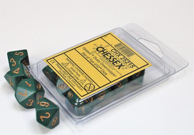 Opaque Dusty Copper d10 set - Image 3