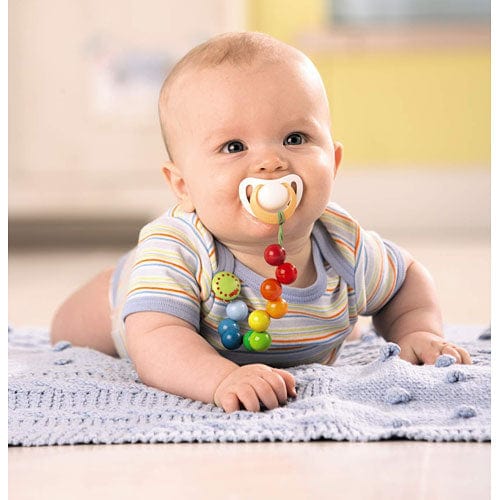 Pacifier Chain Rainbow Pearls - Image 2