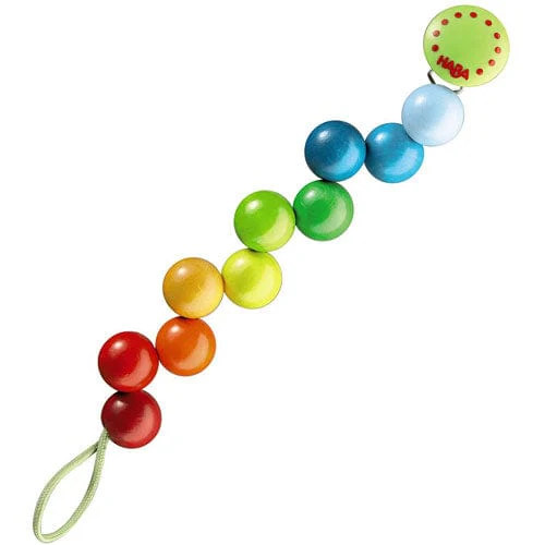 Pacifier Chain Rainbow Pearls - Image 3