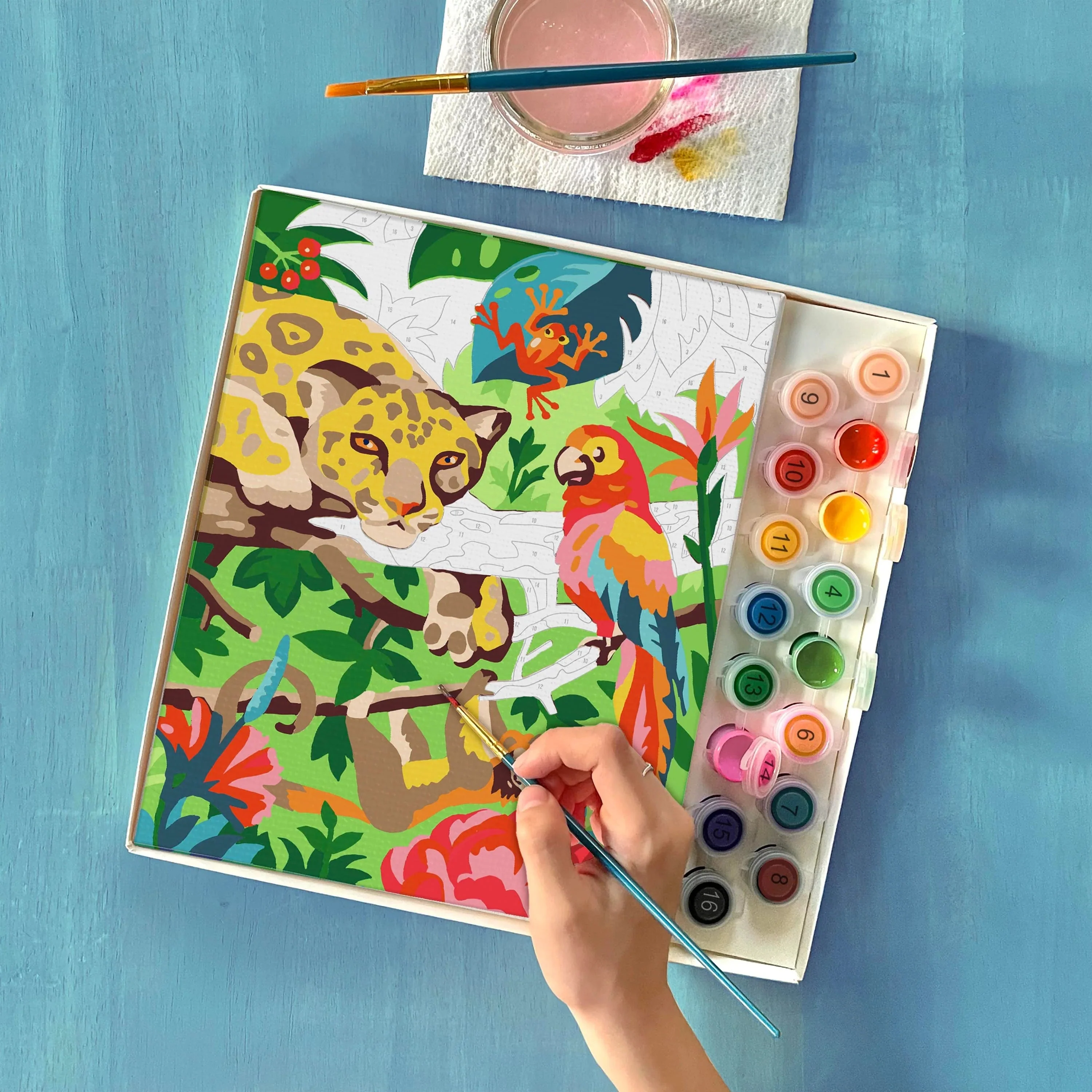 Tropical Jungle - Paint By Numbers - Image 2