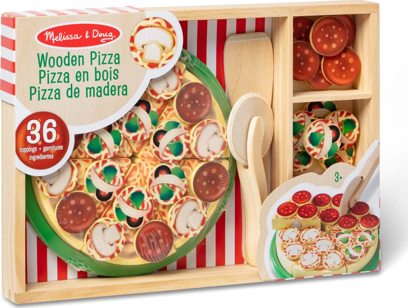 Pizza Party Wooden Playset - Image 2
