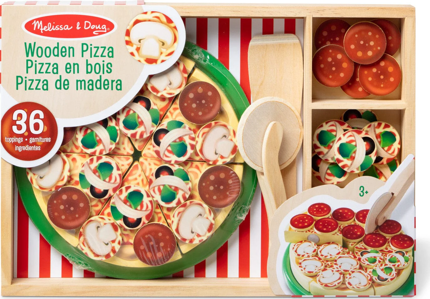 Pizza Party Wooden Playset - Image 3