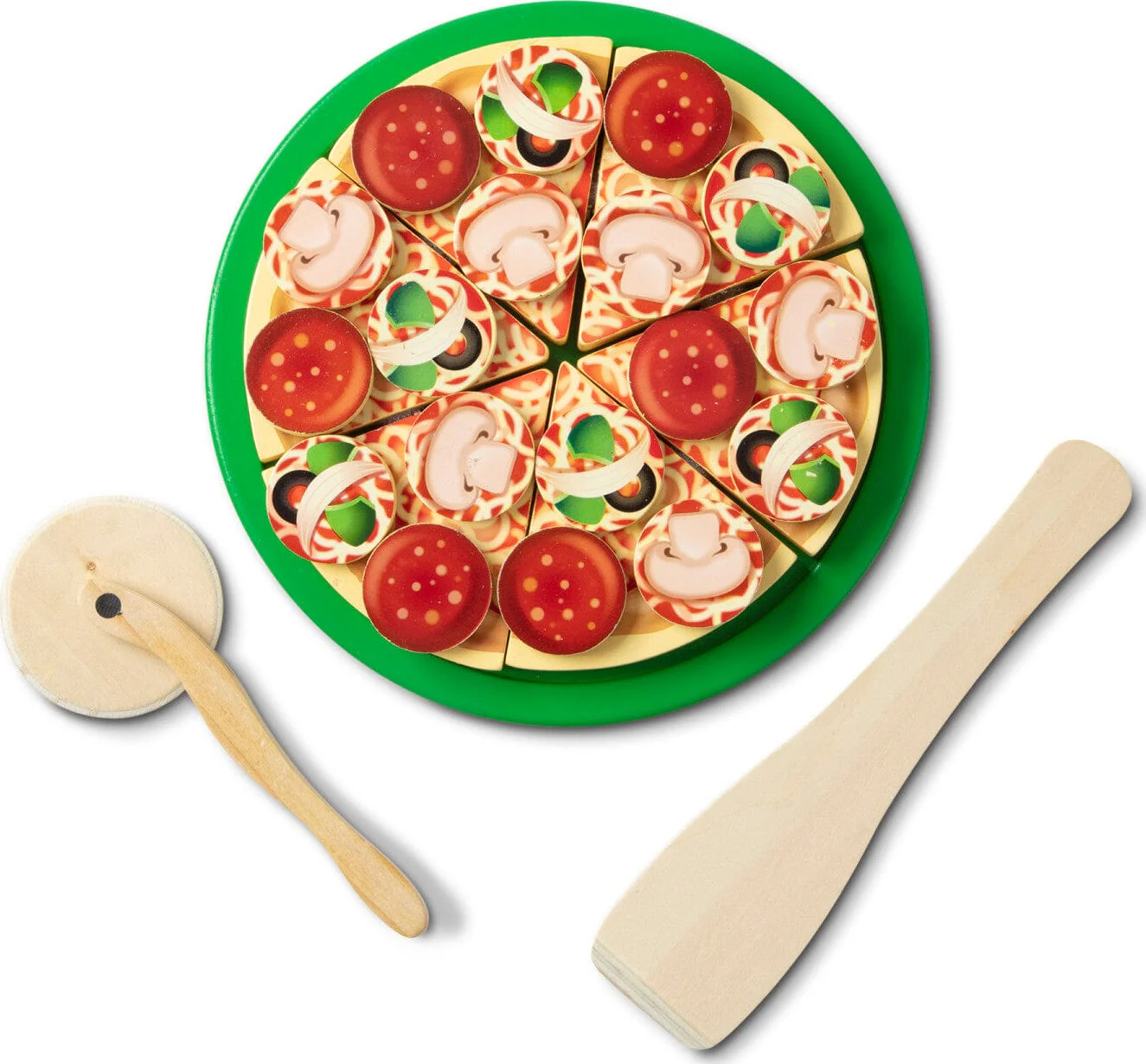 Pizza Party Wooden Playset - Image 4