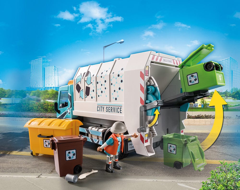 Playmobil City Life Recycling Truck - Image 13